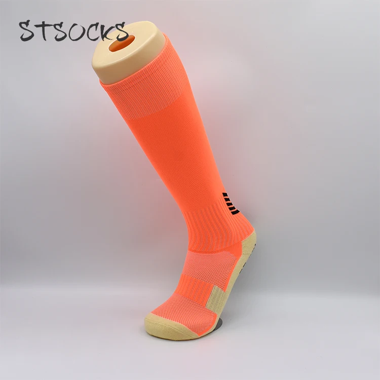 

Wholesale cheap custom american men football socks youth running sport compression soccer grip anti slip football socks, Customized