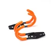 10 orange U-hooks with various sizes to hang heavy objects and create more space