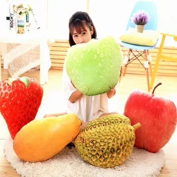 3d fruit pillow