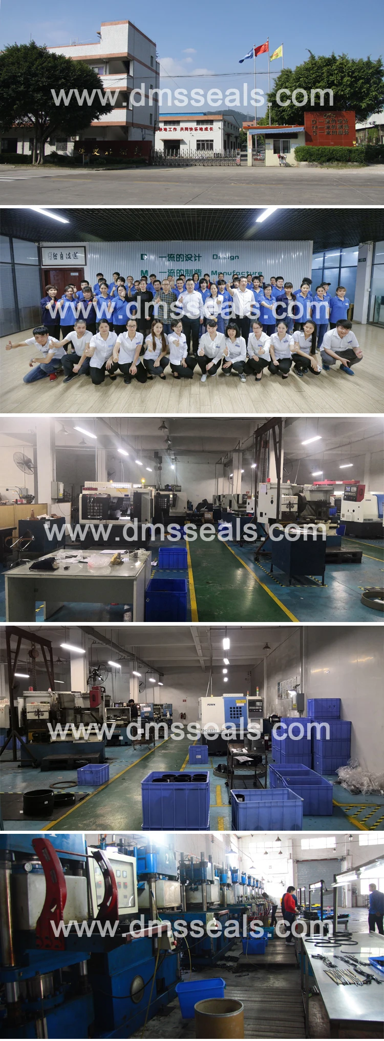 DMS Seals Customized dust wiper seal factory for agricultural hydraulic press