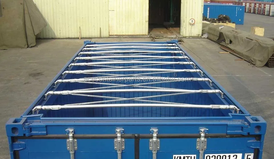 20ft 20 ft Soft Type Open Top Container with Tarpaulin Cover for Top