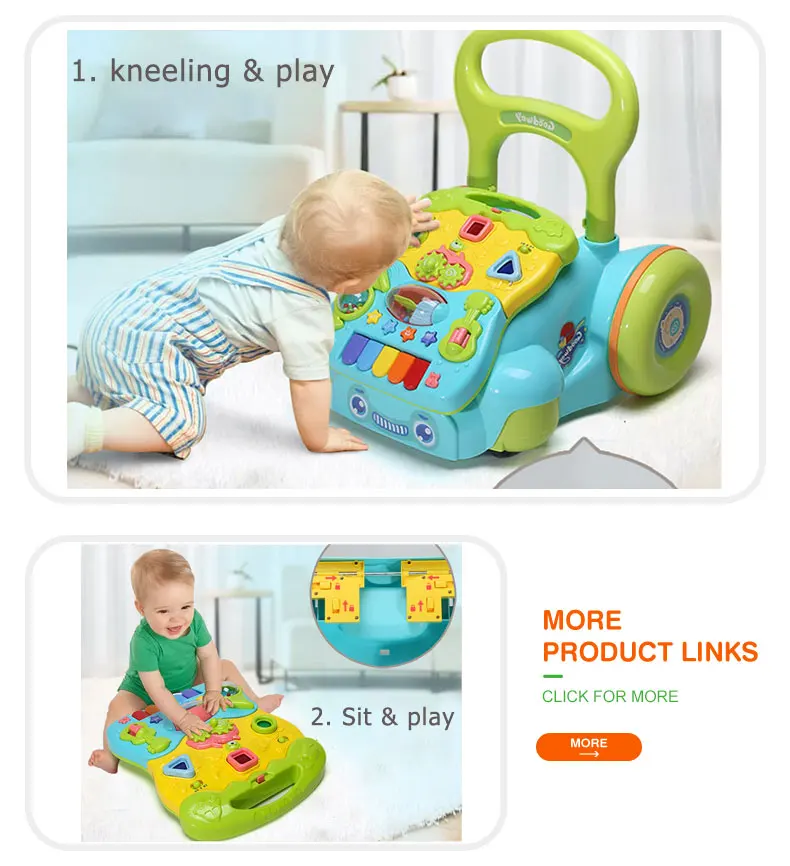Children Education Music Strollers Cart Toys Cartoon Baby Walker - Buy  Cartoon Baby Walker,Baby Walking Assistant,Baby Walker Toys Product on  
