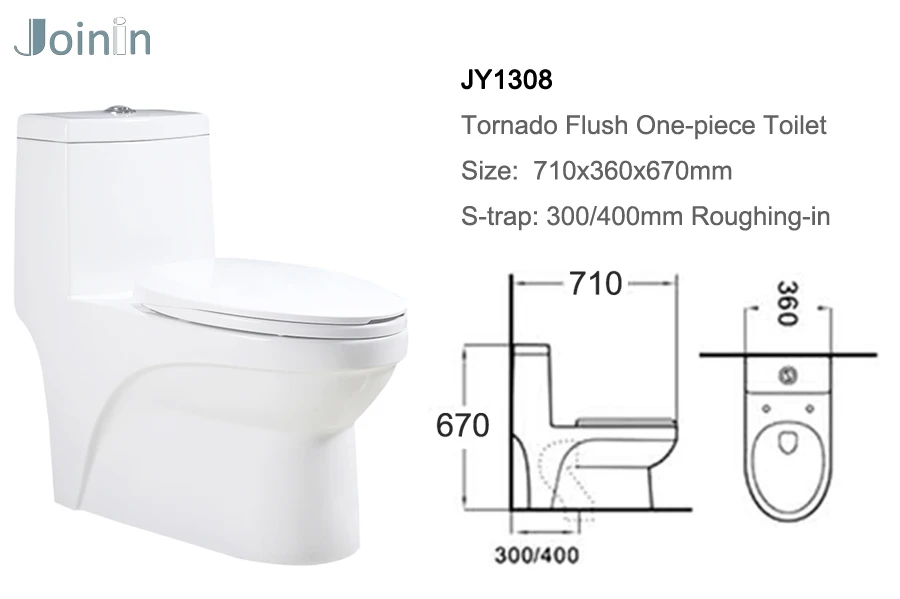 JOININ Vietnam hot sell Bathroom Ceramic chaozhou Tornado one piece Toilet  ceramic human toilet