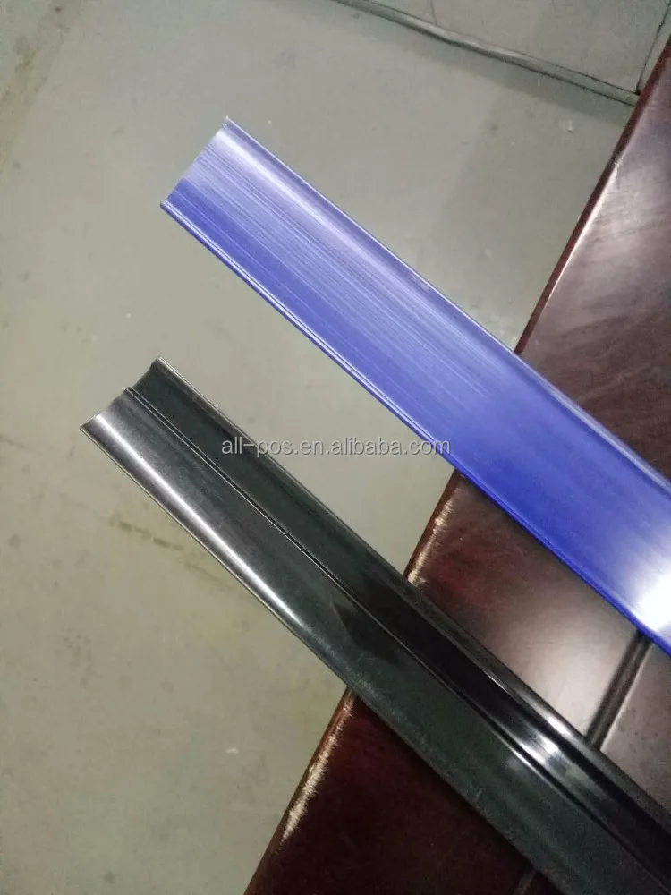 
supermarket plastic price tag label holder data strip 