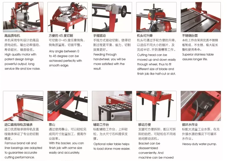 Round Stone Cutting Machine