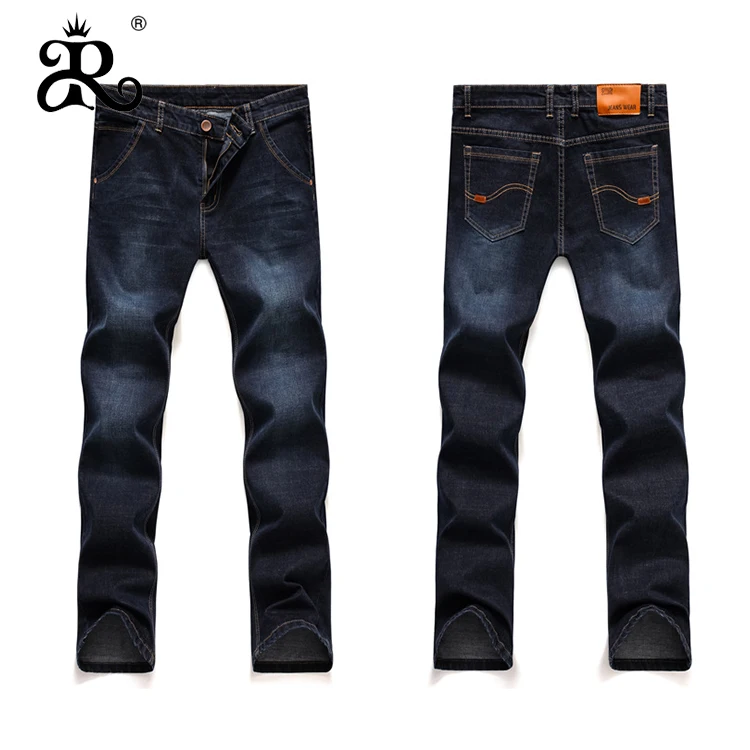 wholesale black and blue good price High quality men  classic european trousers brands  jeans