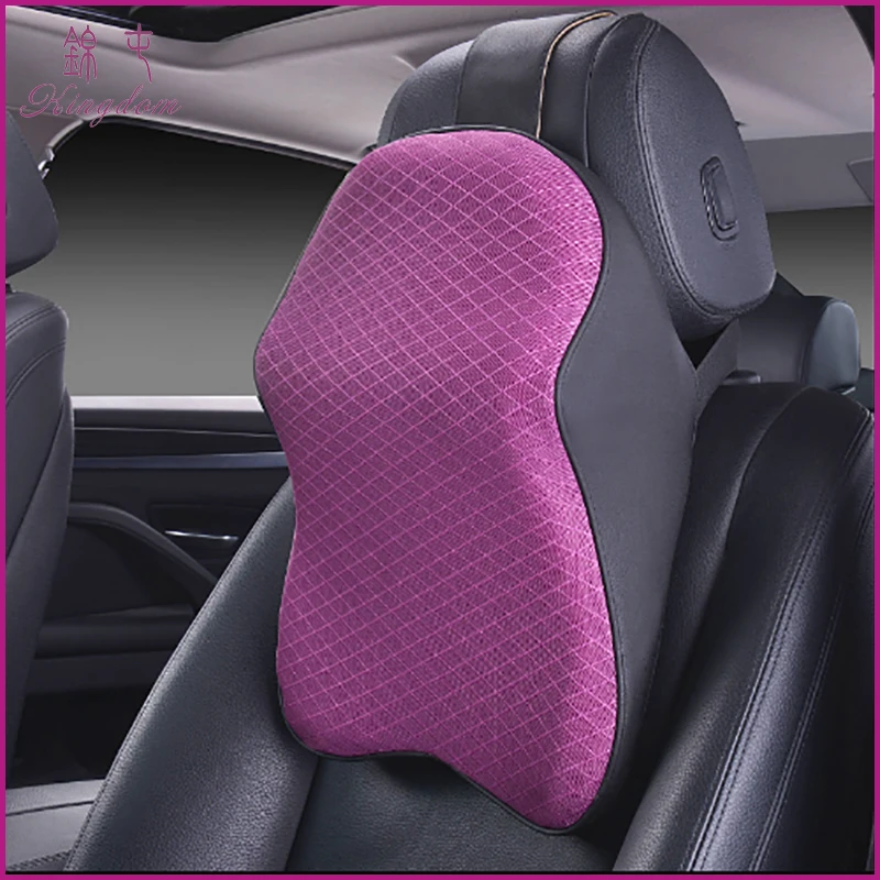 
Cusotme Wholesale Super Soft Car Seat Headrest Neck Support Pillow Memory Foam Waist Protected Cushion Relife Back Pain 