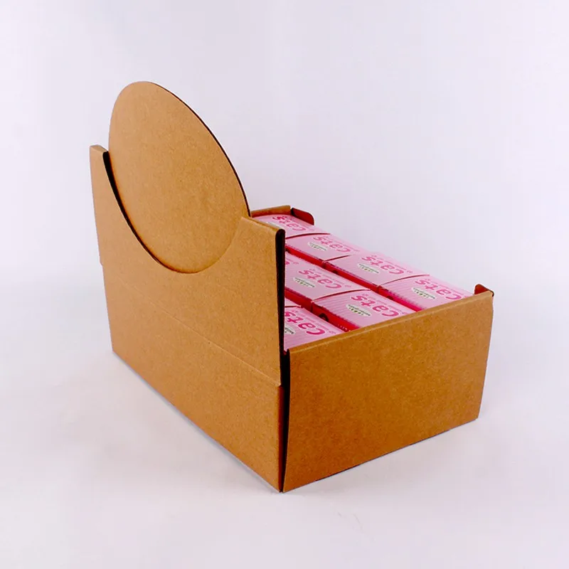 Custom Kraft Paper Display Box,Corrugated Foldable Display Box For Sale