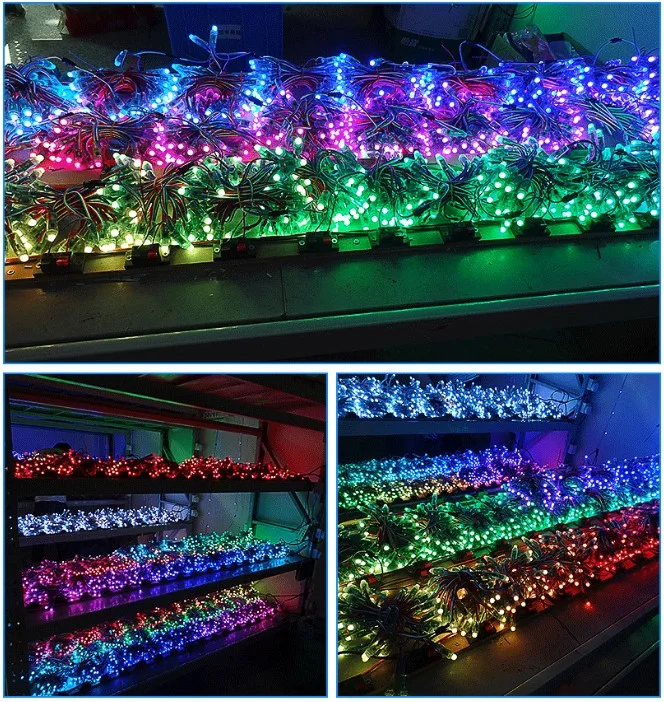 Addressable Christmas Full Color Rgb F8 12mm 12v Led Pixel Light For