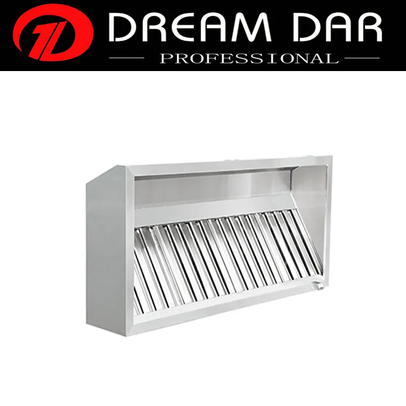 Stainless Steel Industrial Exhaust Eco-control Hood for Commercial kitchen