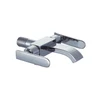 X5906 Wall Mount Polish and Chrome Plated Zinc Material Double Lever Bib Tap