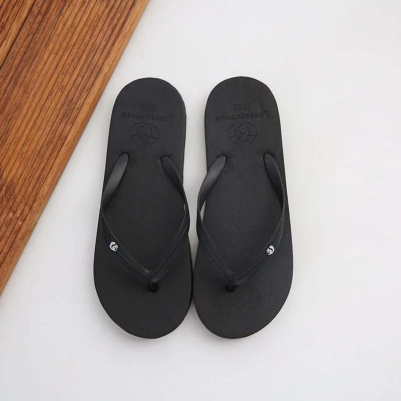 
New Design Customized Women Flip Flops Wholesale PVC Beach Slipper Women Flip Flops 