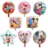 Mickey minnie cartoon character balloon 18 inch round star heart shape inflatable party decorations mickey mouse