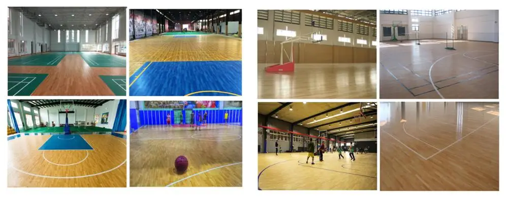 basketball court wood flooring