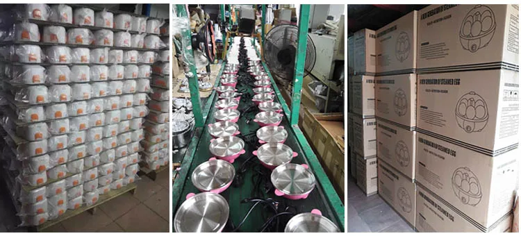 egg boiler production line