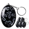 120 dB Personal Alarm Keychain Emergency Safety Self Defense Keyring Batteries Included Black