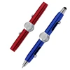 novelty gyro decompression pen metal stylus ball pen fingertip rotation decompression toy metal spin spinning twirling toy pen