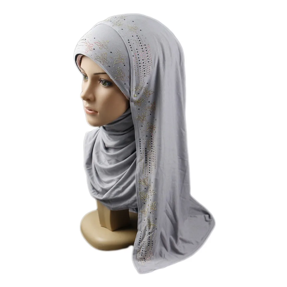 Hijab Scarf 2018 Muslim Indonesian Dress With Jersey Cotton Hijab Scarf