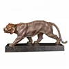 Custom metal Small Tiger - Home decoration Antique cast bronze wild bengal tiger art statue sculpture