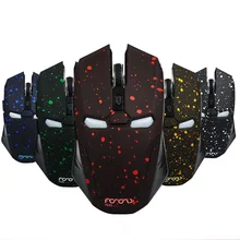Hot products Iron Man Mouse Wireless Gaming Mouse Gamer Mute Button Silent Click 2400DPI Adjustable Computer Mice