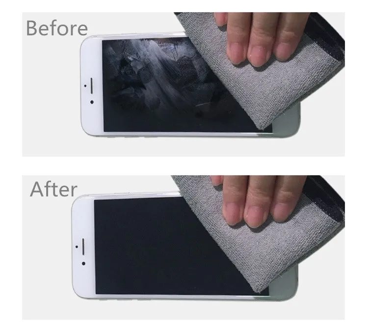 100 Polyester Magic Wipe Touch Screen Microfiber Cell Phone Cleaning