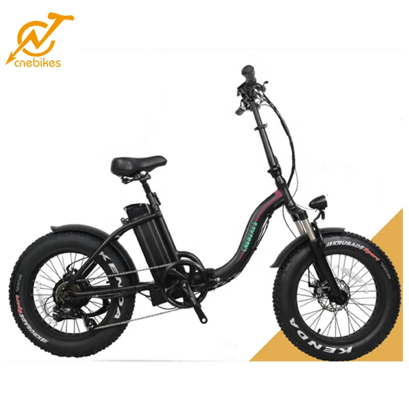 20'' Folding Electric Bicycle Lithium Battery white and black 2 colors