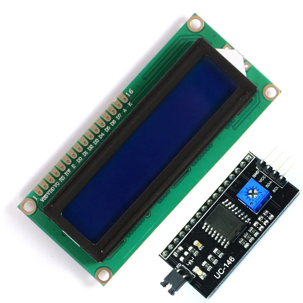 

OEM/ODM Available 1602 I2C LCD Blue light module Display Module