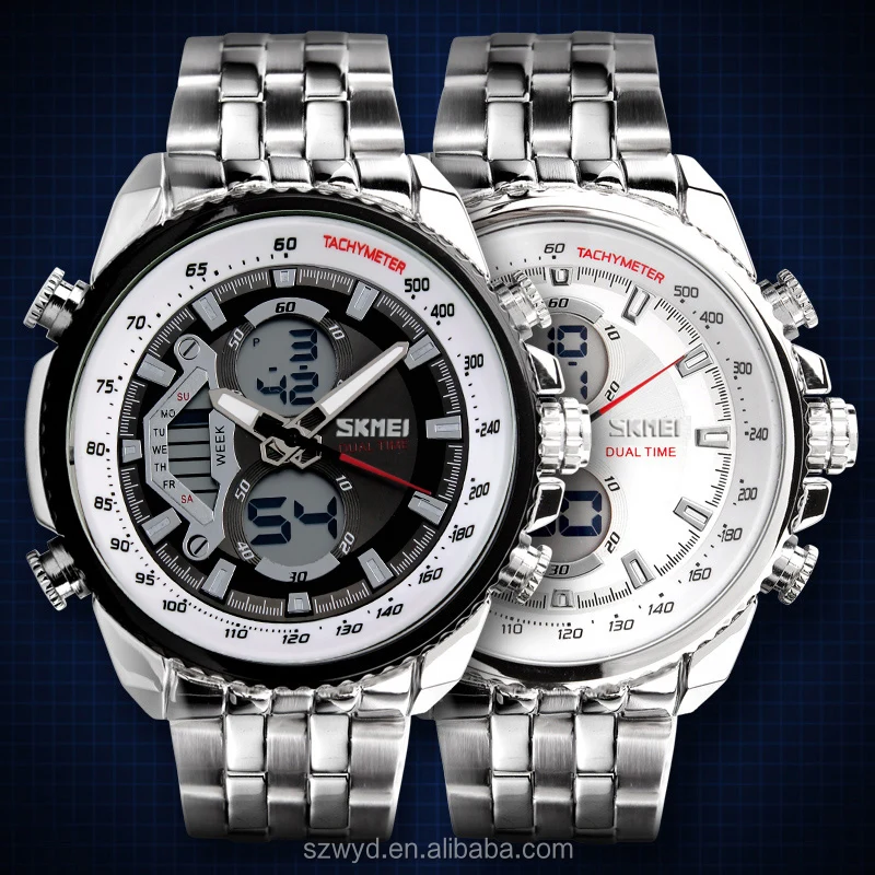 

SKMEI Hot Mens Watches Top Brand Sports Casual Waterproof Mens Watch Quartz Stainless Steel Man Wristwatch Relogio Masculino, N/a