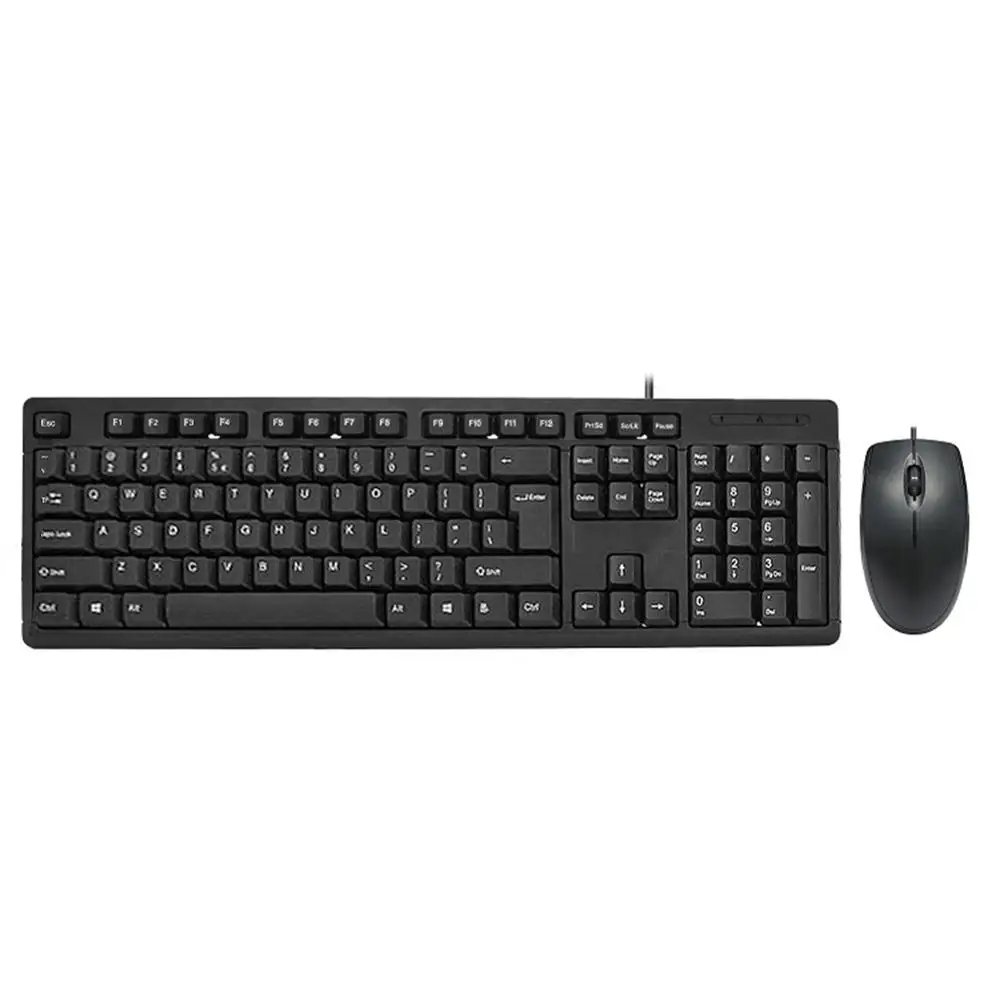 

Free Ship Essential Game Wired Keyboard Mouse Combos ABS Desktop Laptop Office Home Keyboard Mouse Set Computer Equipment
