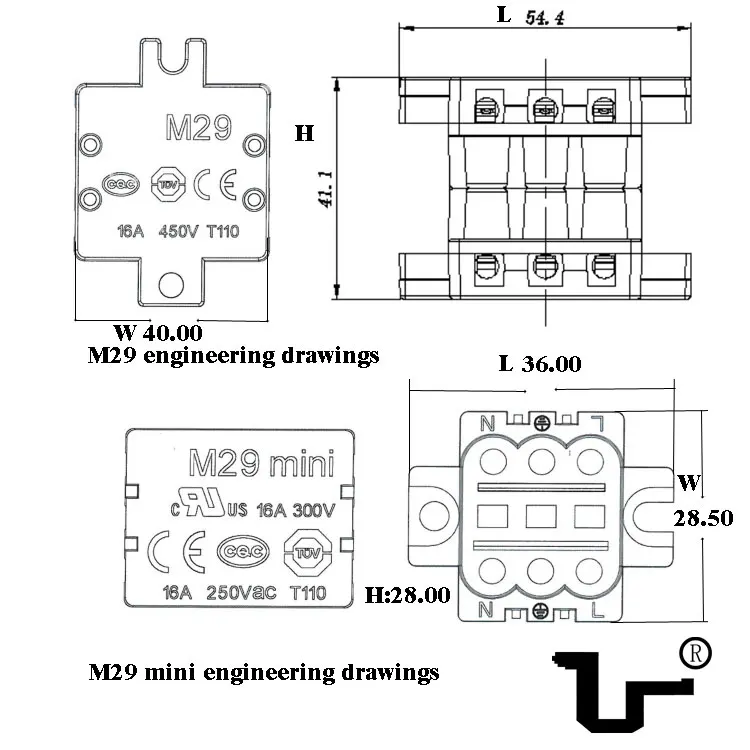Supply M29 Big Knife Switch Street Light With Male And Female Pair Plug