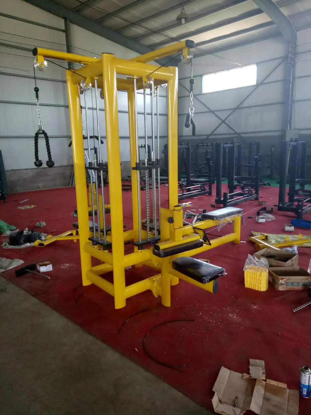 Commercial Gym Machines China Factory Price XR7728 Xinrui Fitness Equipment 4 Station Gym Trainer for Gym Use