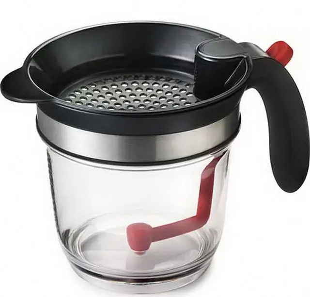 4 Cups Gravy Strainer Fat Separator With Measuring Buy Fat Separator