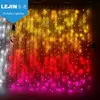 NEW design color changing smart led light curtain for holiday wedding party