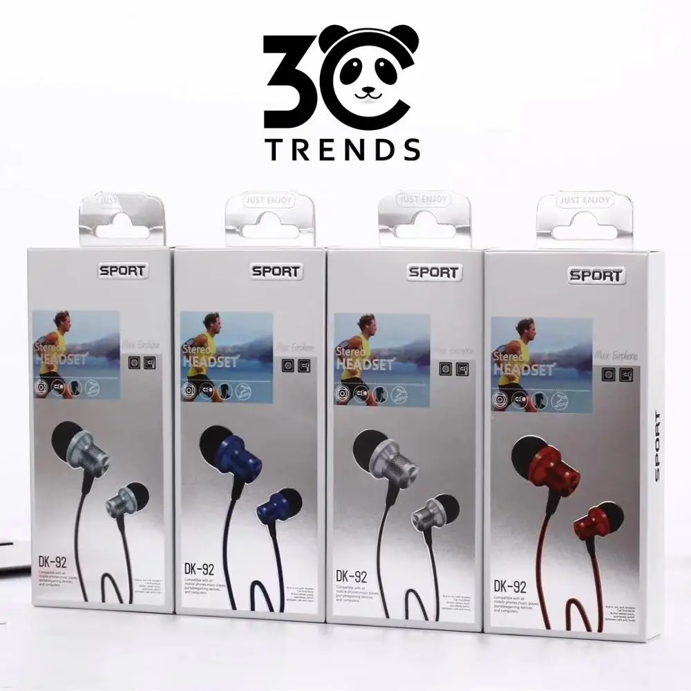 

wired earphone headphone earphone 3.5mm In-Ear Stereo Earphone with Microphone for Samsung Xiaomi Smartphone mp3