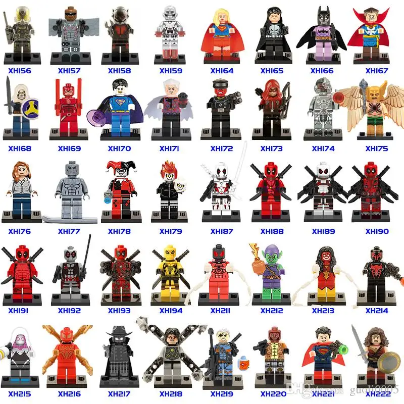 mini super hero figures