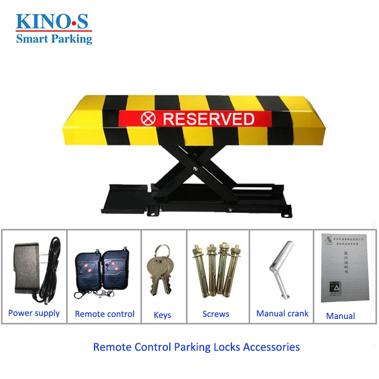 Remote Control Parking Barrier Locks Automatic Parking Barricades