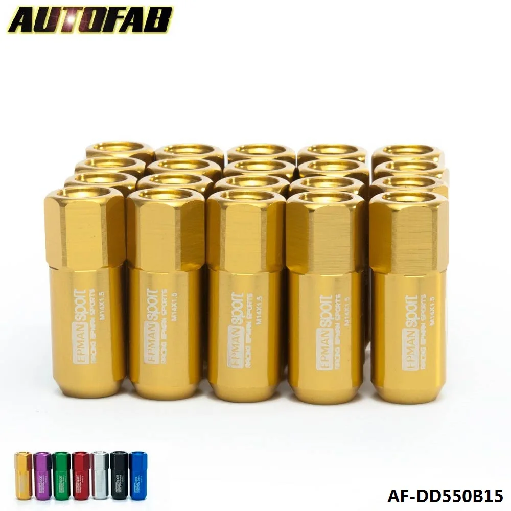 Autofab M14x1.5 60mm 20pc Extender Wheel Rim Pthch Long Acorn Lug