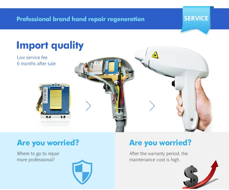 Dilas 808nm Laser Diode Hair Removal Machine Repair/Dilas Laser Handpiece Repair/Dilas Laser Handle Repair