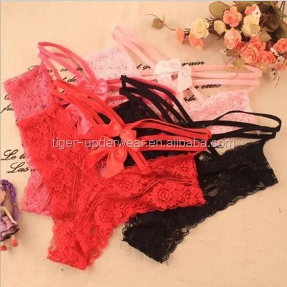 

High quality ropa interior sexy lace underwear panties women