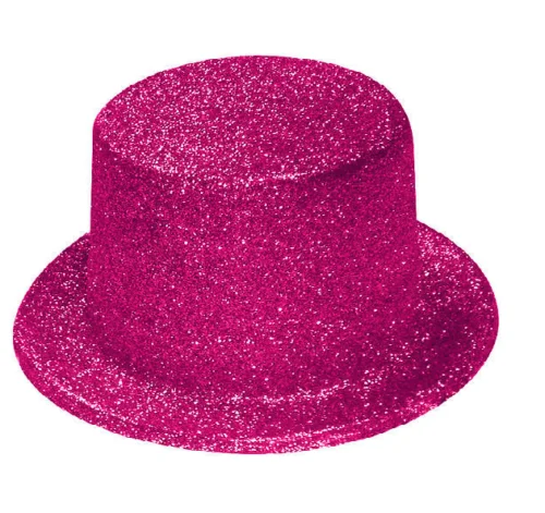 ladies hen night party top hats red pink glitter sparkle fancy