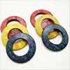 Byy new design natural coconut shell colorful ring for shoes