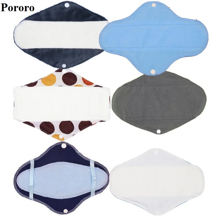 

Minky Printing Washable Reusable Cloth Tampon Cloth Menstrual Pads Cloth Sanitary Pads Bamboo Cotton, Printed