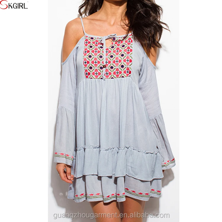 plus size cold shoulder summer dresses