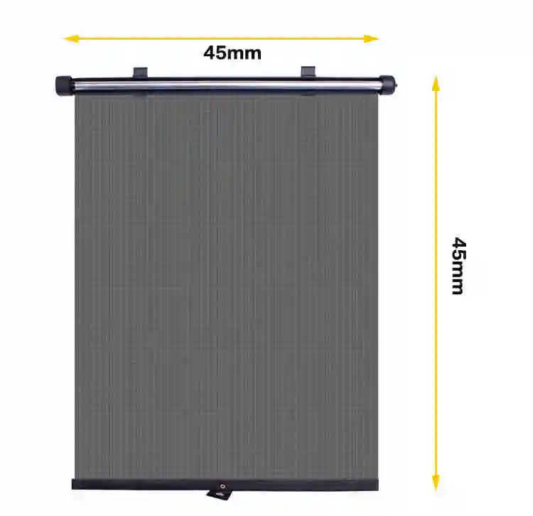 Pvc Roll Up Car Sun Shade Retractable Sun Shade Car Windshield Blinds