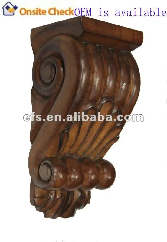 Cheap Hand Carved Wooden Corbels Efs Ycy 043 Buy Hand Carved