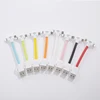 Mobile Charging Cable Colorful Keyring Compact IOS and Micro b 2 usb cables into 1