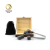 Amazon Best Selling Granite Cubes Chilling Stones Equipped With Clips In Customized Wooden Boxs