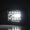 4 inch LED Work Light 60W Bar Bulb 12V 24V Spot Flood Lights for Trucks Led Fog Light Bar for Offroad Town Car ATV Boat SUV