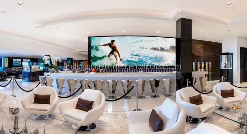 p2.5 full color 4K refresh rate led video indoor advertisement panel