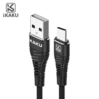 

KAKU male spring metal aluminum braid data transfer fast speed usb cable for apple iPhone 5678